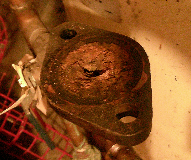 Clogged Flange